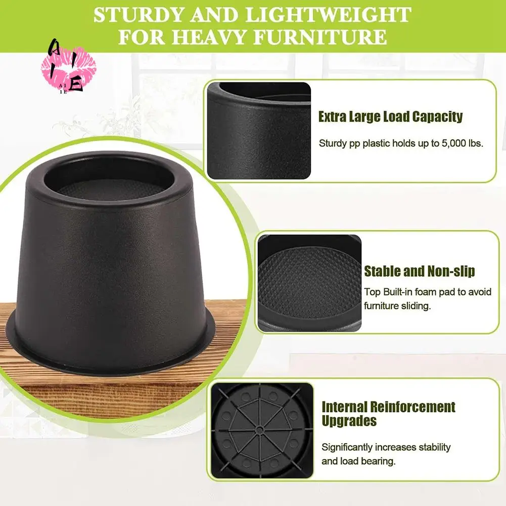 

A11E-4 шт. мебельные стойки 4-дюймовые, подставки для кровати, сверхмощные для стола, стола, дивана, стула, дивана, шкафа, каркаса кровати, общежития