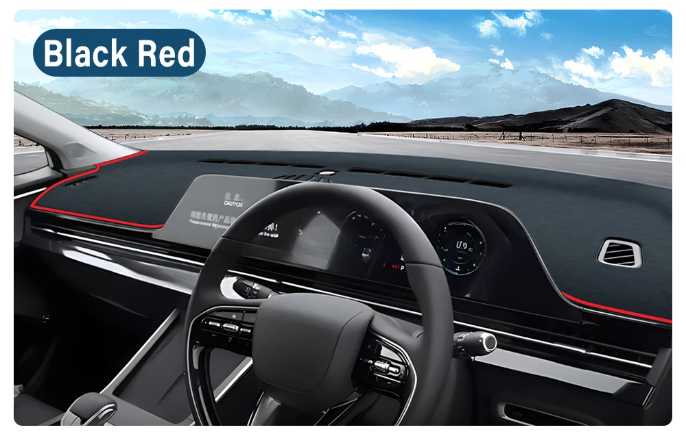 Auto-Armaturenbrett-Abdeckung, vermeiden Sie Lichtpolster, Sonnenschutz, Anti-UV-Teppiche, rutschfeste Matte für Chery Omoda 5 C5 FX 2022 2023 2024 2025 – Detail 10