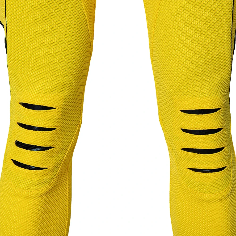 أزياء الهالوين الأصفر باري ألين التأثيرية للرجال Zentai معركة البدلة الزي بذلة قناع حزام قفازات مجموعة كاملة مصنوعة حسب الطلب