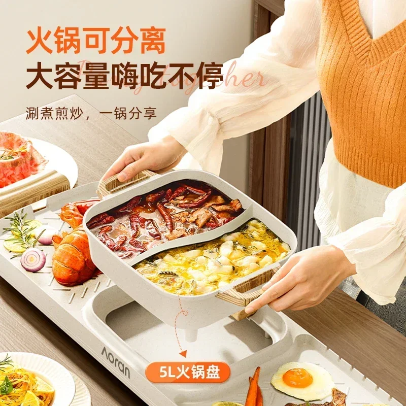 Cooking Cookers Electric Pot Cooker Home Appliance Chafing Dish Noodle Steam Pots Rais Egg Multifunction Machine Multipurpose