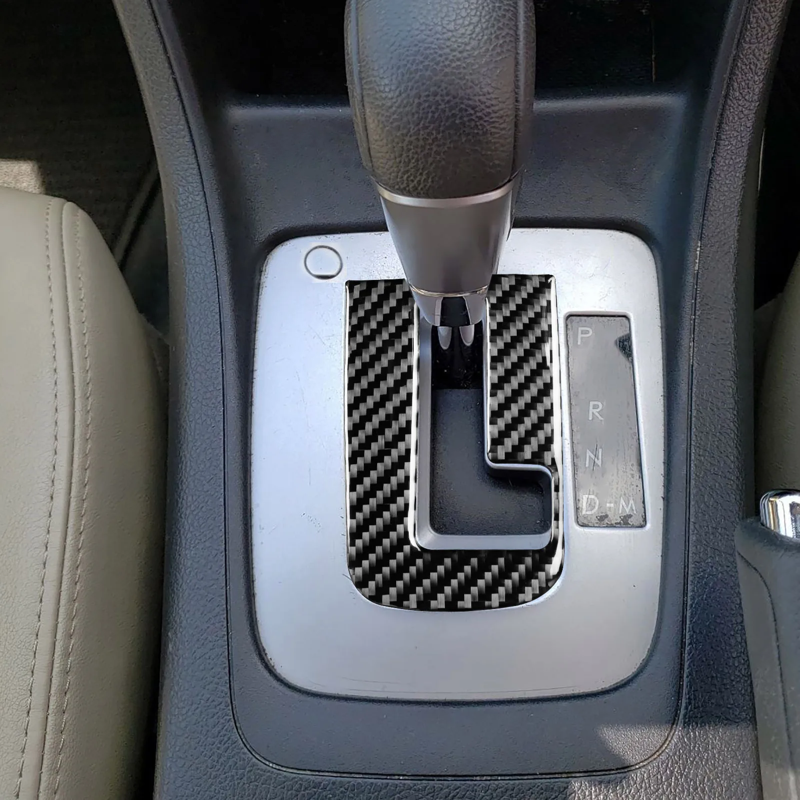For Subaru Impreza 2012-2016 For XV Crosstrek 2013-2017 Carbon Fiber Interior Gearshift Panel Inner Frame Accessories Sticker