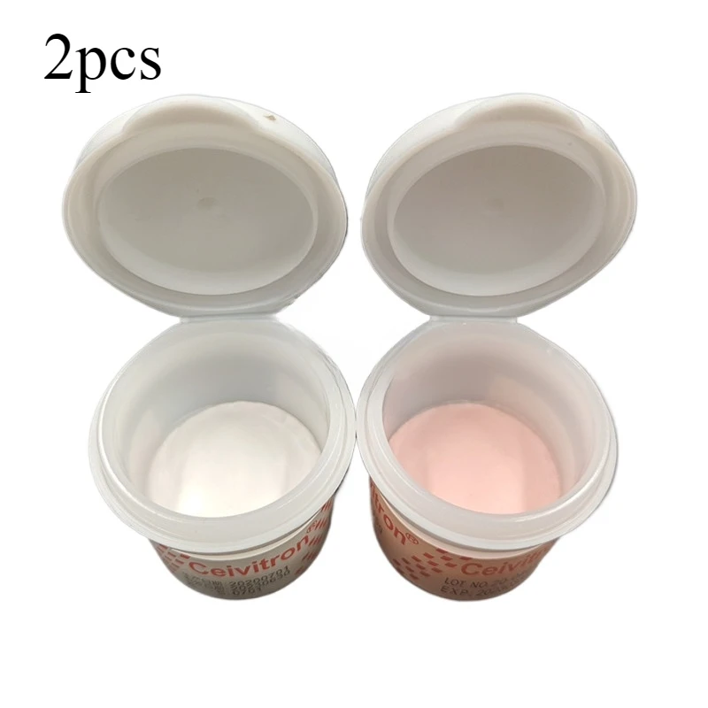 2PC Dental Material Oral Material Temporary Sealing Paste Durable Stable Temporary Filling Material