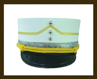 Cappello a cupola per hotel di alta qualità Cappello da cerimonia Porta di sicurezza Ragazzo Berretti in pizzo Berretto uniforme Berretto per dipendenti di servizio alberghiero unisex