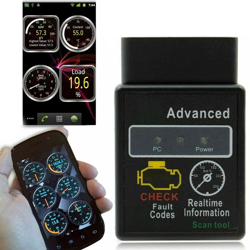 

ELM327 HH OBD2 Car Scanner Android Torque Auto Diagnostic Tool