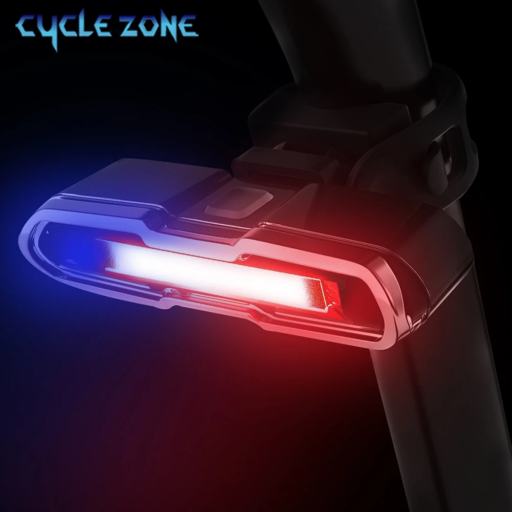 

Bicycle Rear Light Ultra Bright USB Rechargeable High Intensity LED Tail Light Accessories for Cycling Mountain Bike Light