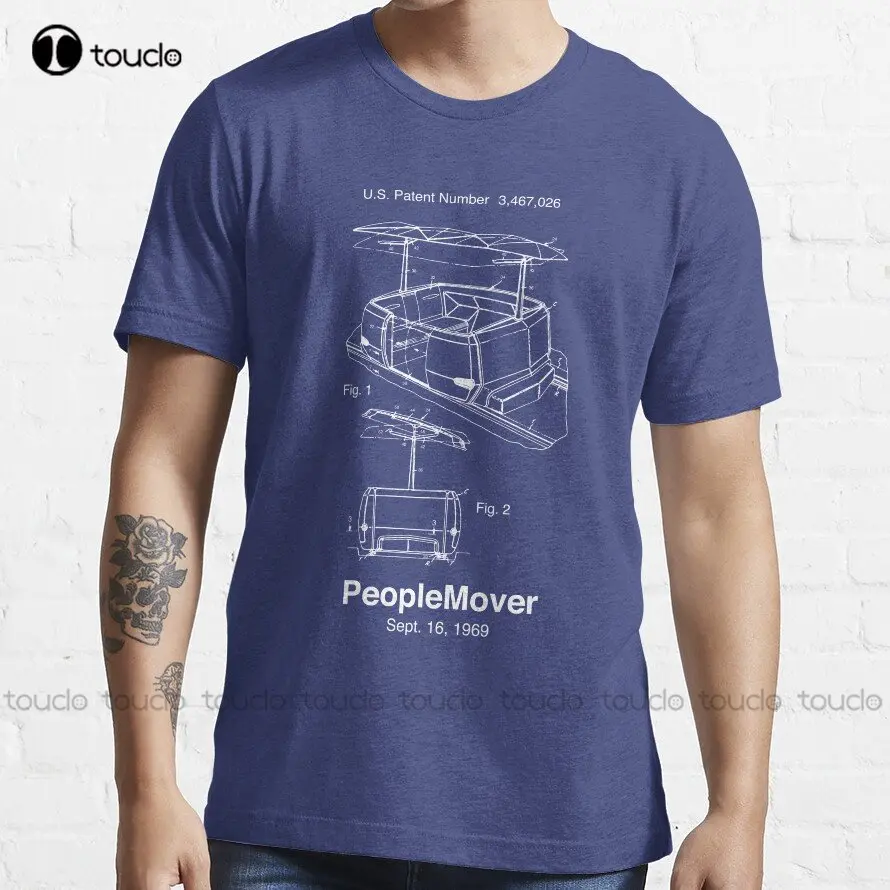 Peoplemover Patent People Mover Trending T-Shirt Custom Aldult Teen Unisex Digital Printing Tee Shirts Custom Gift Xs-5Xl Tshirt