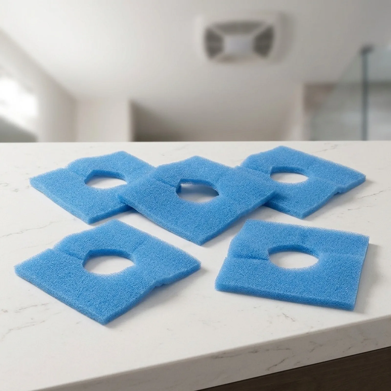 Replacement Filter Set for Limodor Bathroom Fans for 5 Filters for LFELF and FC Series with Efficient Dust for capture