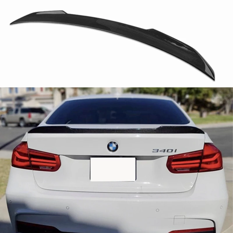 

FOR BMW F30 3 Series F80 M3 2013-2018 Spoiler Lip Car Styling Kit Carbon Fiber / Forged carbon car Rear Trunk Spoiler Wing