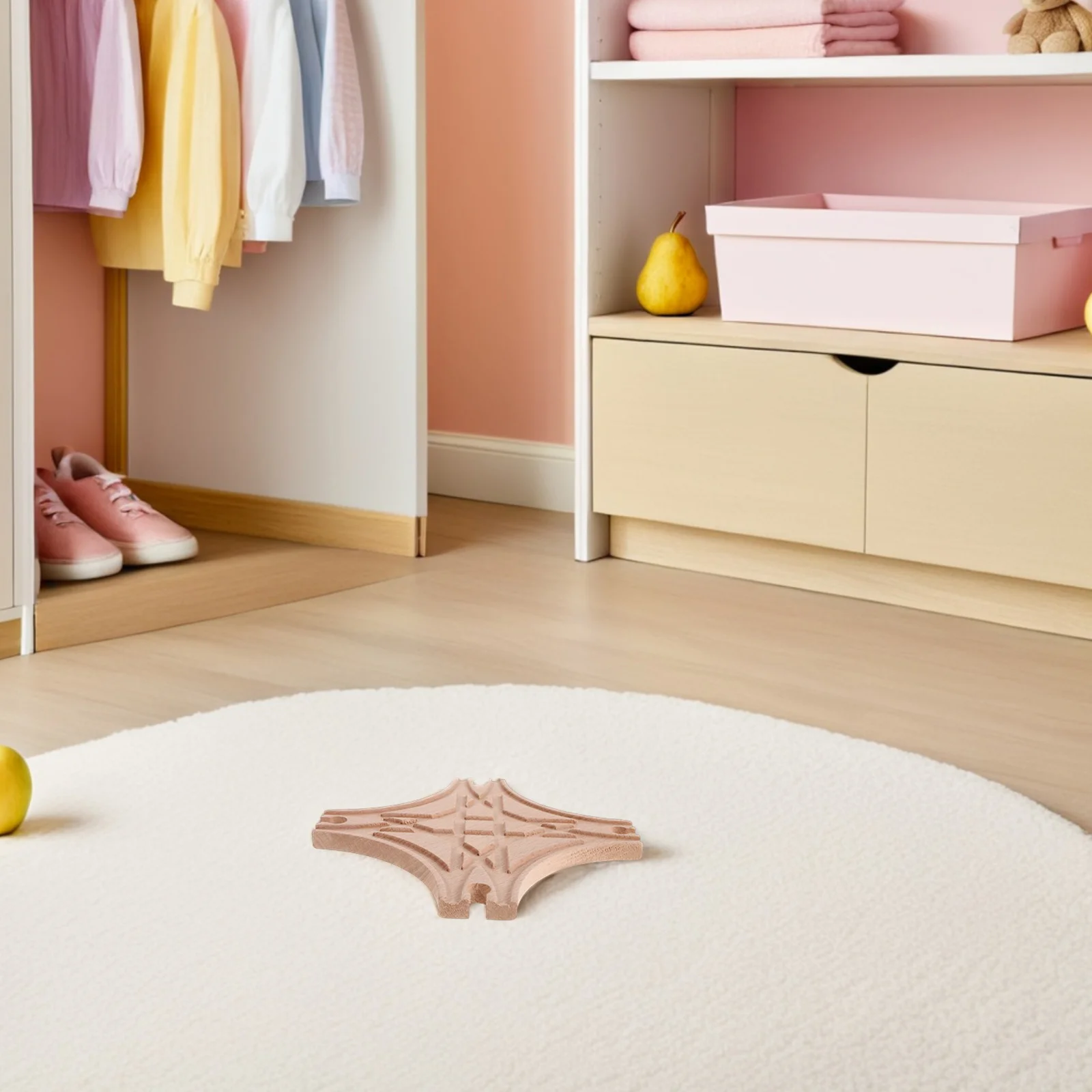 مسار توسيع القطار الخشبي، محول موصل مفتاح متعدد الاتجاهات للأطفال، أنشطة طاولة القطار، ألعاب توسيع مسار السكك الحديدية