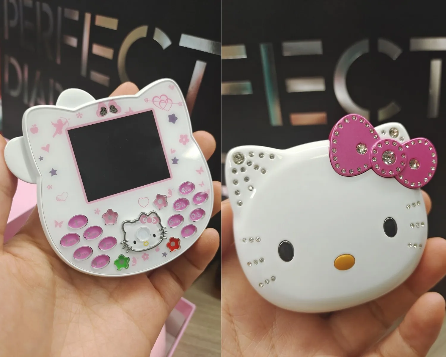 

2024 Sanriofor Hello Kitty Phone Cartoon Kids Celular Hello Kitty Music Phone Student Mobile Phone Fashion Girls Birthday Gifts