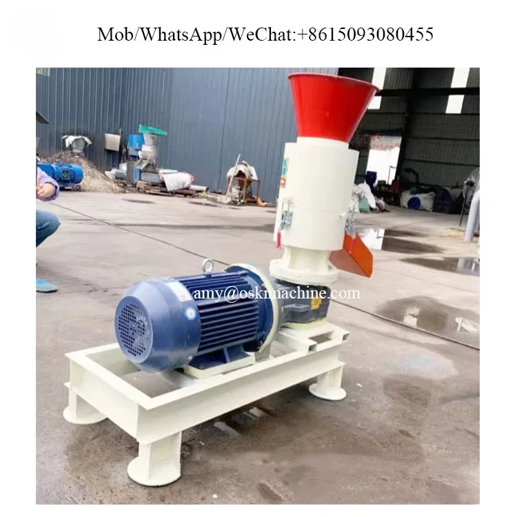 Industrial Sawdust Pellet Mills Biomass Fuel Pelletizer Wood Grain Biofuel Shavings Pellet Maker Machine