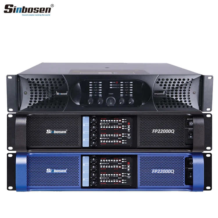 Sinbosen-AMPLIFICADOR mezclador de Dj Profesional, FP22000Q, 4 canales, sonido, Karaoke