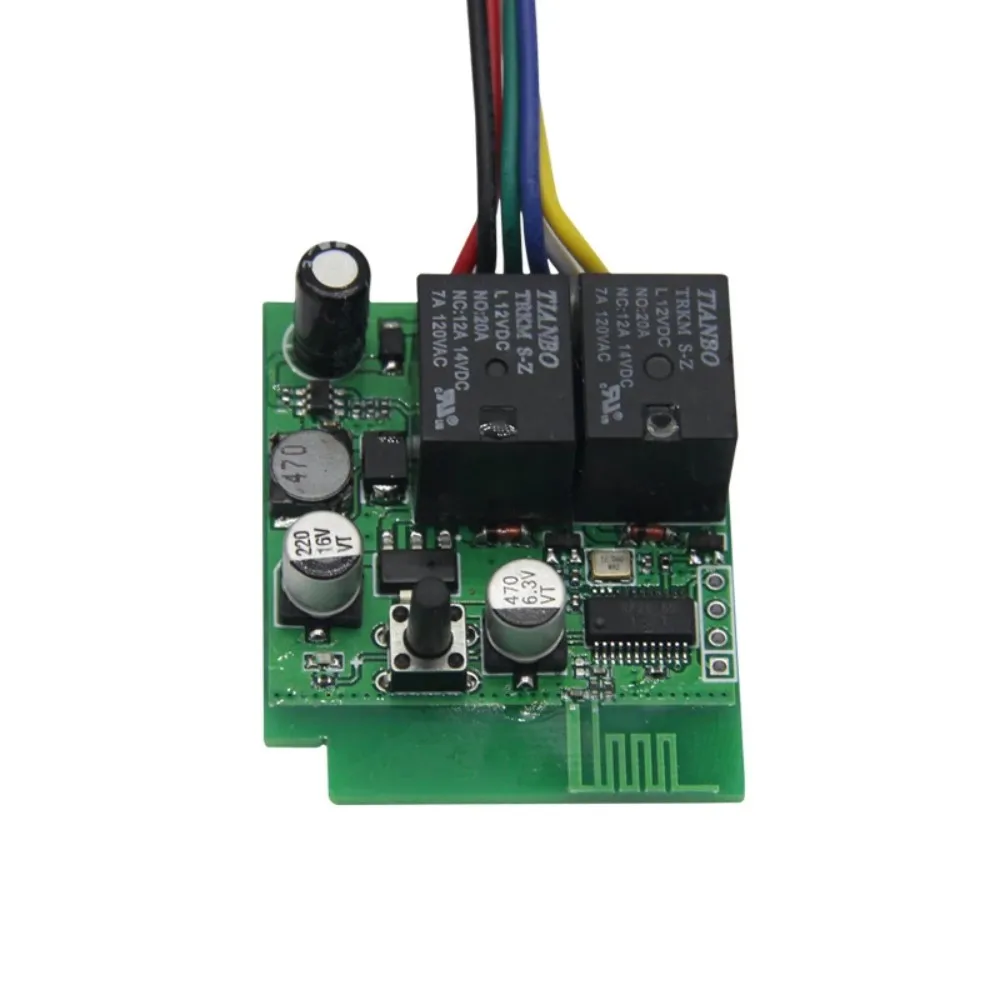 AC/DC 12-24V Remote Control Gate Receiver Car Wireless Transmitter USB Sensor 2.4G Bluetooth Universal 2Channels Door Receiver