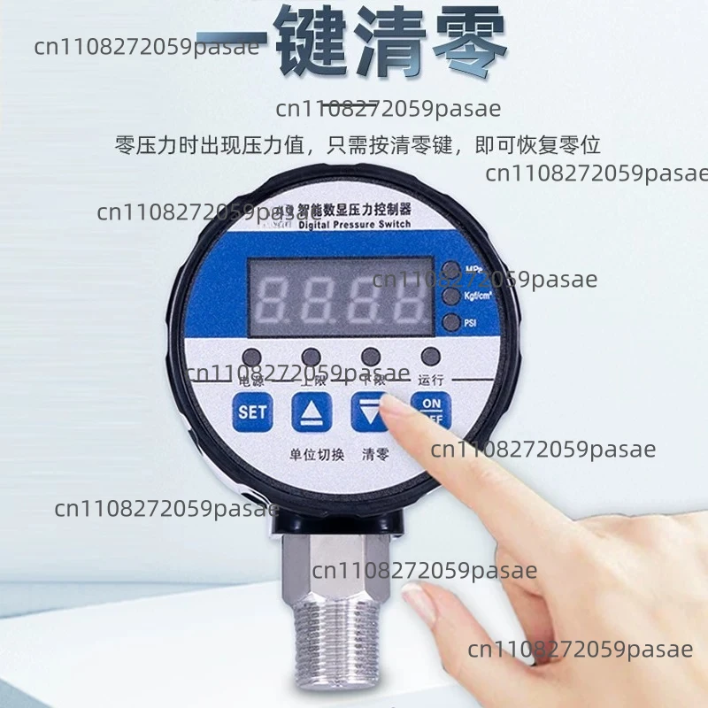 Intelligent Pressure Switch Digital Electronic Pump Pressure Hydraulic  Digital Display Pressure Controller