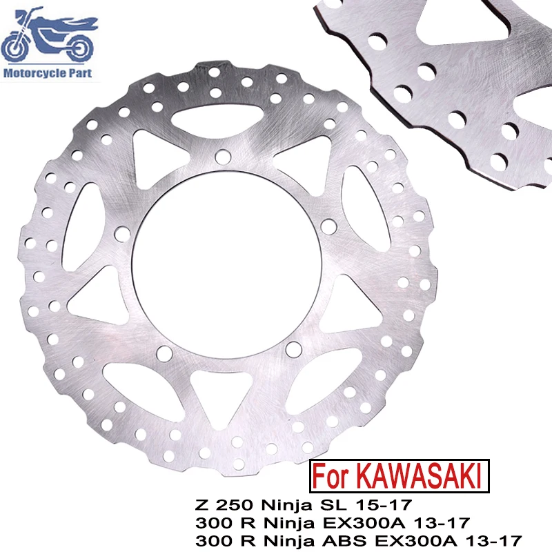 

290mm Front Brake Disc Rotor For Kawasaki Z300 EX300 EX300A Ninja ABS 2013-2017 Z250 Ninja SL 2015-2017 300R Ninja EX300A 13-17