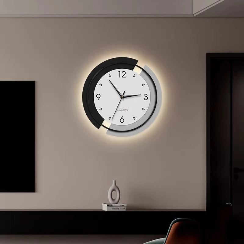 

Creative Simple Wall Clocks Korean Design Modern Aesthetic Wall Clocks Fashion Living Room Relogio De Parede Room Decorations