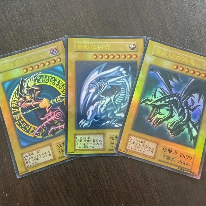 بطاقة فلاش يو جي أوه الوحوش المقدسة العيون الزرقاء التنين الأبيض الساحر الداكن لتقوم بها بنفسك بطاقة جمع الألعاب الطرفية النادرة للغاية #5