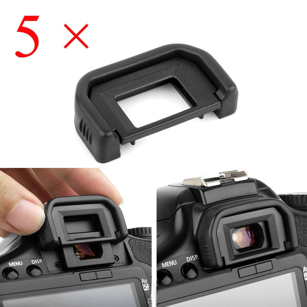 5PC EF Rubber Viewfinder Eyecup Eyepiece For Canon EOS 600D 550D 650D 700D 1000D  Eye Piece Viewfinder Goggles