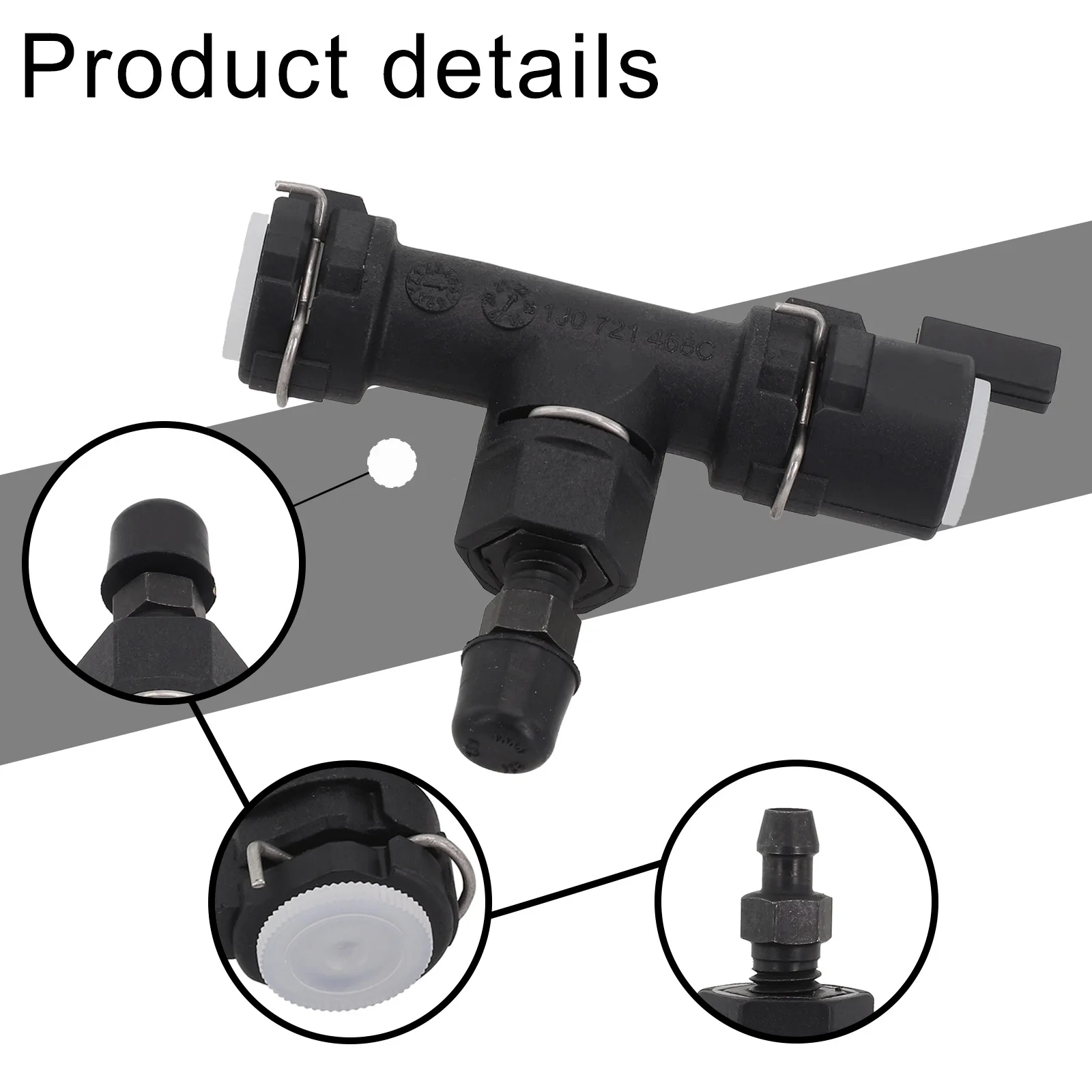 

High Performance Clutch Sub Pump Vent Valve Three Way Pipe Compatible with For Skoda and For Passat Series Models