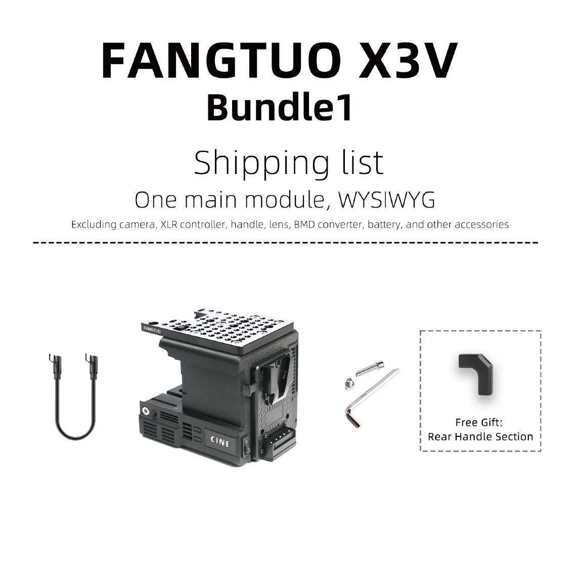 Fangtuo X3V Kit Geeignet für Sony FX3 Cage Cineback – Detail 10