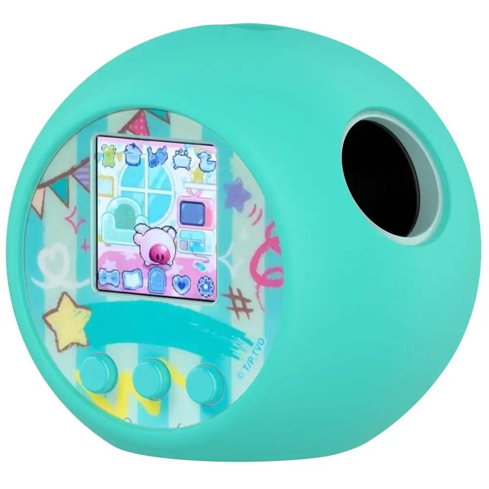 Capa protetora de silicone com cordão, protetor à prova de choque, capa antiarranhões para brinquedo digital interativo punirunes