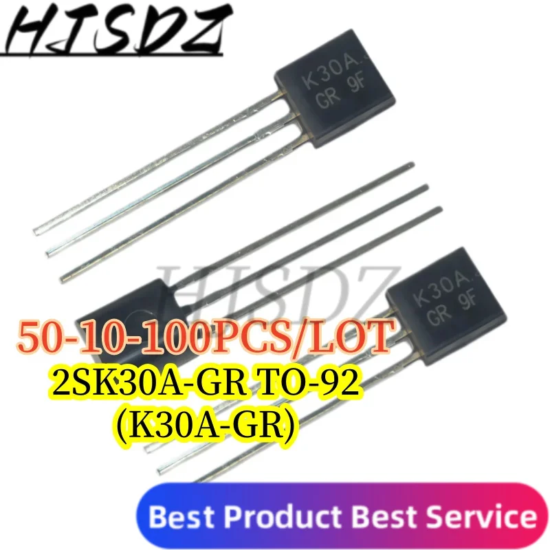 【50-10-100PCS/LOT】 2SK30A-GR 2SK30A K30A TO-92 In Stock