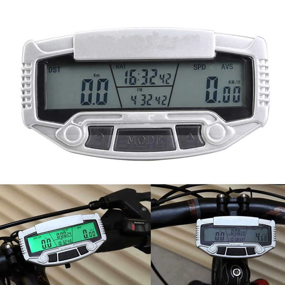 

Bicycle Computer Big Screen Wireless Bike Speedometer