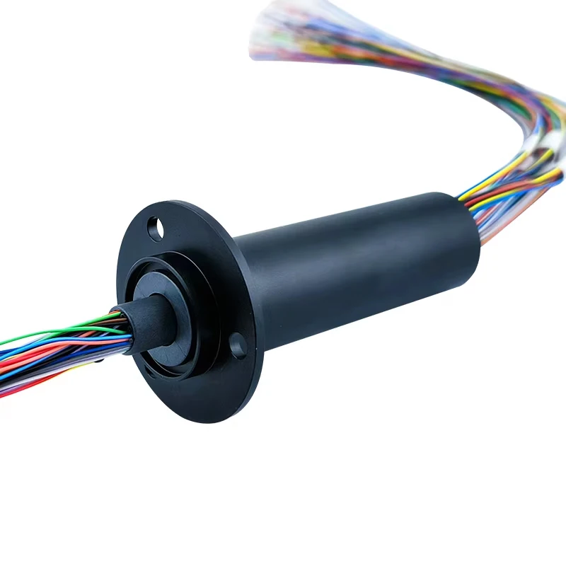 

1 шт. Микрокапсульное контактное кольцо диаметром 22 мм, 45/56 каналов, 2А, с кабелем 250 мм, универсальный роторный коллектор для радиоуправляемых дронов/игрушек ​