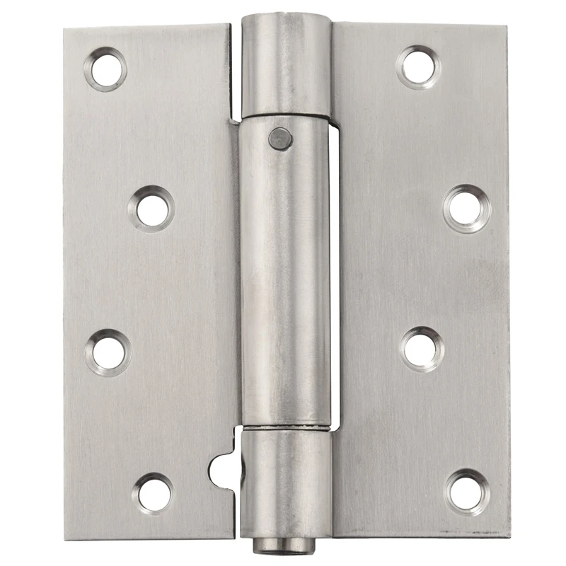 

Self Closing Door Hinge, 2 Pack 4 Inch Heavy Duty Square Stainless Steel Mortise Spring Automatic Closer Hinge Hardware