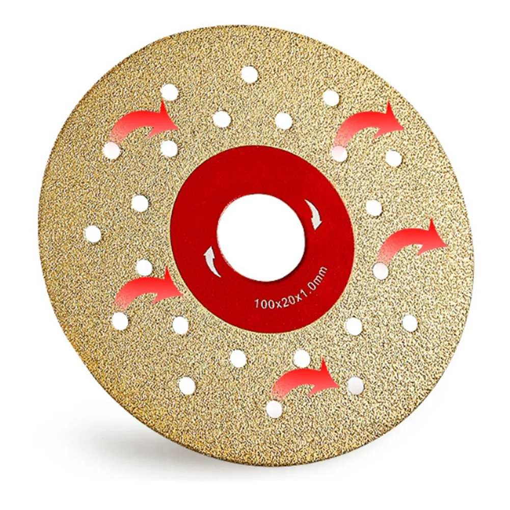 4-lnch Porous Widened Cutting Blade 27mm For 1mm Ultra-thin Saw Blade Slate Cutti WheelGrinding Dise For Angle Grinder