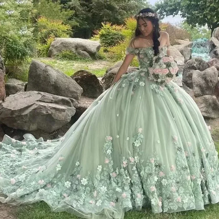 Vocal Art Exam Adult Ceremony Colorful Yarn Host Concert Banquet Evening Dress Female 2024 New Fairy Forest Series