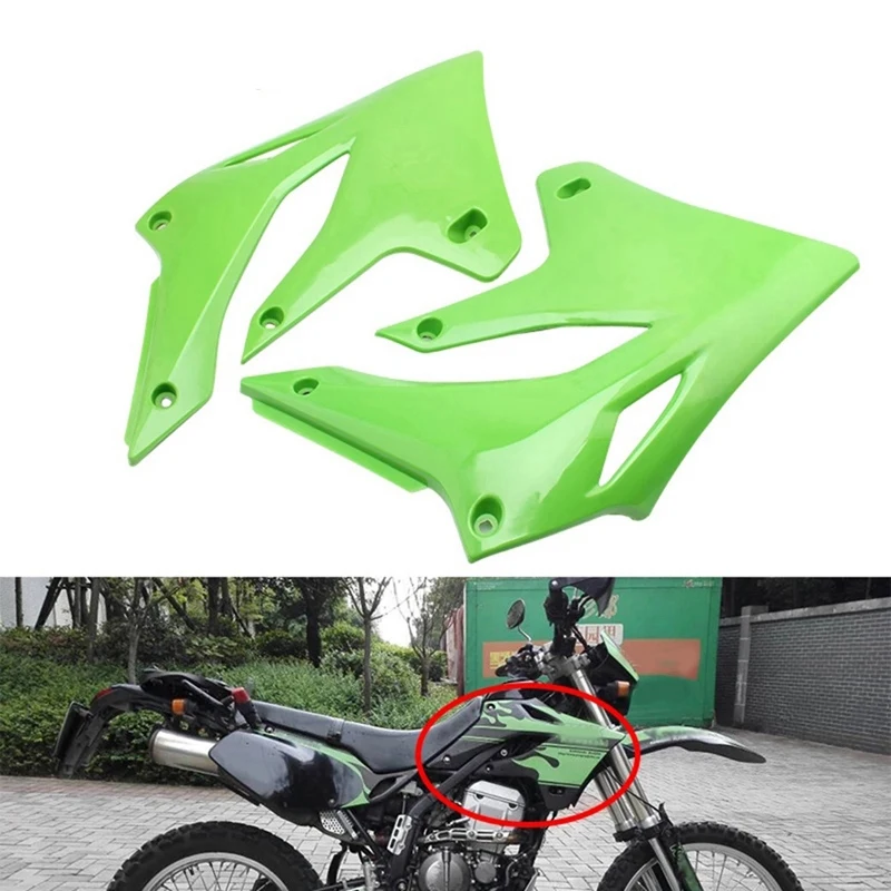 Motorcycle Fuel Tank Body Guard Fuel Tank Side Panel Fuel Tank Side Panel Fairing For Kawasaki KLX250 KLX300 1993 - 2007