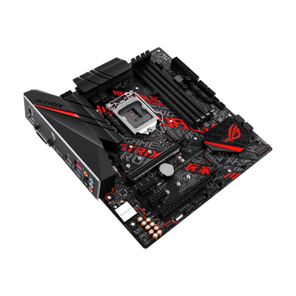 Imagem -05 - Usado Asus Rog Strix B360-g Gaming Chipconjunto B360 Soquete Lga 1151 para 8th 9th Gen Core Matx Form Factor 4x Ddr4