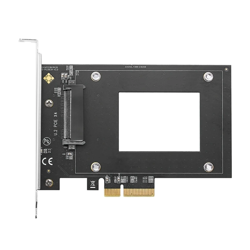 U.2 to PCIE Expansion Card PCIe X16 to U.2 Riser Card SFF-8639 PCI GEN4 Computer Hard SSD Converter Dropship