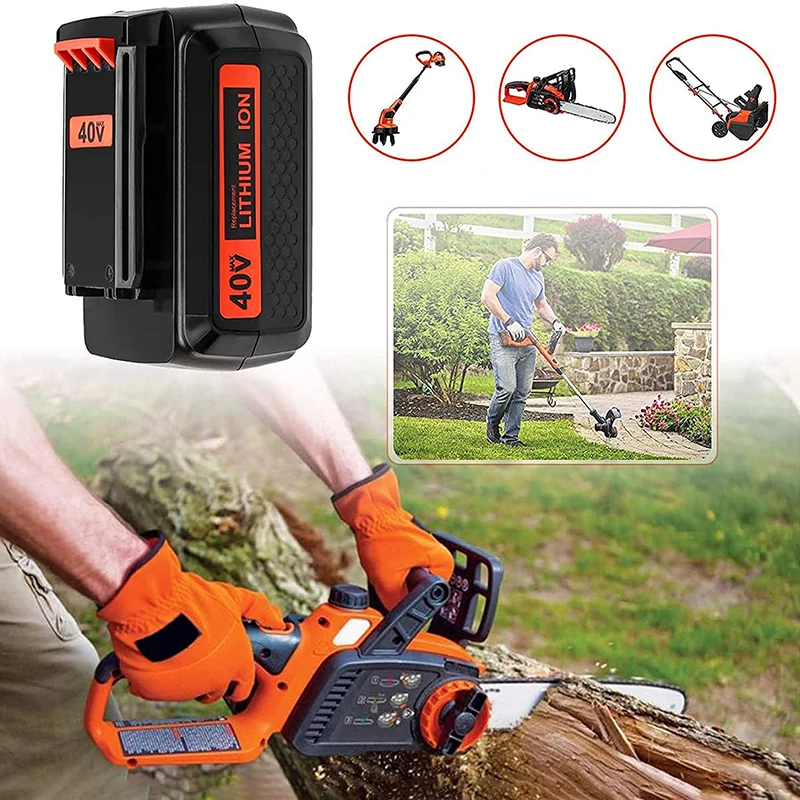 LBX2040 For Black and Decker 40V/36V 3000mAh Li-ion Rechargeable Power Tool Battery LBXR36 BL2036 LBX2040 LST136,LST420,LST220