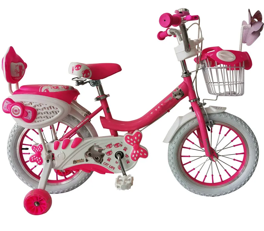 Professional Manufacturer 12 116 20 Inch Girls With Pinwheel And Backrest Suitable For 3-12 Years Old Kids Bike view 2