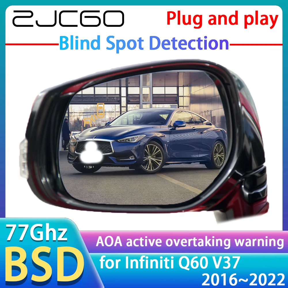 

77GHz Radar Detector BSD Blind Spot Detective Alert Mirror Assistance Accessories For Infiniti Q60 V37 2018 2019 2020 2021 2022