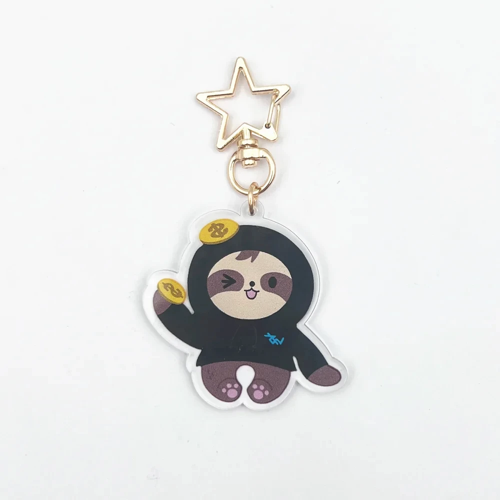 Thailand Sterne Samruay Polcasan Muv Cosplay Schlüsselanhänger Acryl Schlüsselanhänger Niedliche Figur Anhänger Legierung Schlüsselanhänger Rucksack Zubehör
