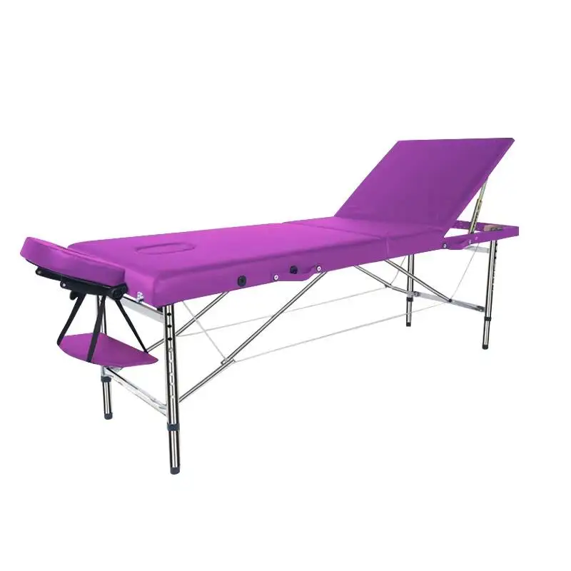 Masajeador Professional Folding Bed Beauty Spa Luxury Clinic Massage Bed Folding Lashista Lettino Per Massaggi Salon Furniture