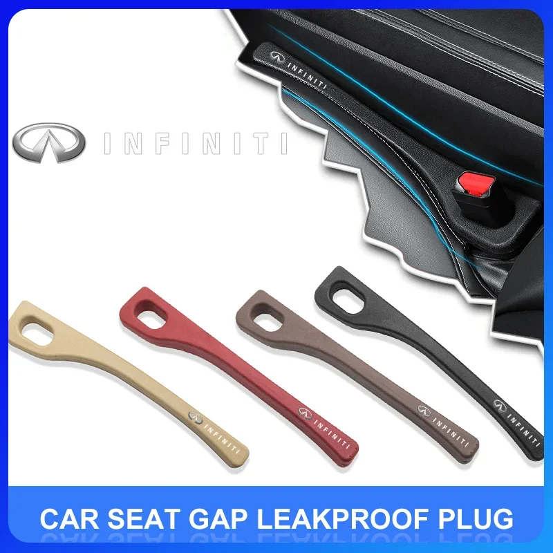 

Car Seat Gap Filler Kit (2Pcs) Side Seam Plug Strips For Infiniti Q50 FX35 Q30 G37 Q70 QX70 G35 Q60 QX50 QX60 QX80