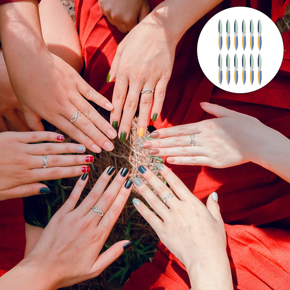 

Набор из 12 шестигранных абразивных пилок для маникюра и педикюра, профессиональные пилки для придания формы, шлифовки и полировки ногтей для салонов красоты