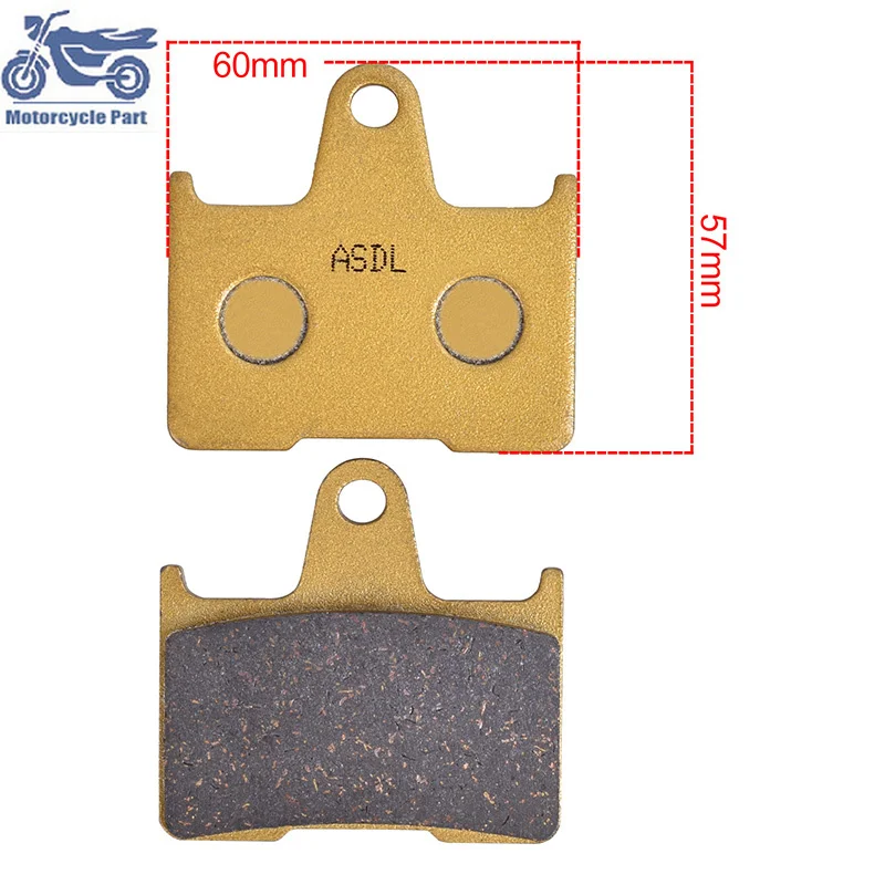 Motorcycle Front and Rear Brake Pads set For HONDA CB 1300 FW FX FY SC40 1998-2000 For KAWASAKI ZX7-RR ZX 750 N1/N2 1996-2002