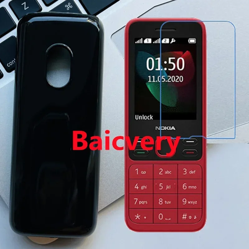 For NOKIA 150 2020 Case Cover Silicone Soft TPU Fundas for Nokia 125 2020 Coque with Screen Protector Film