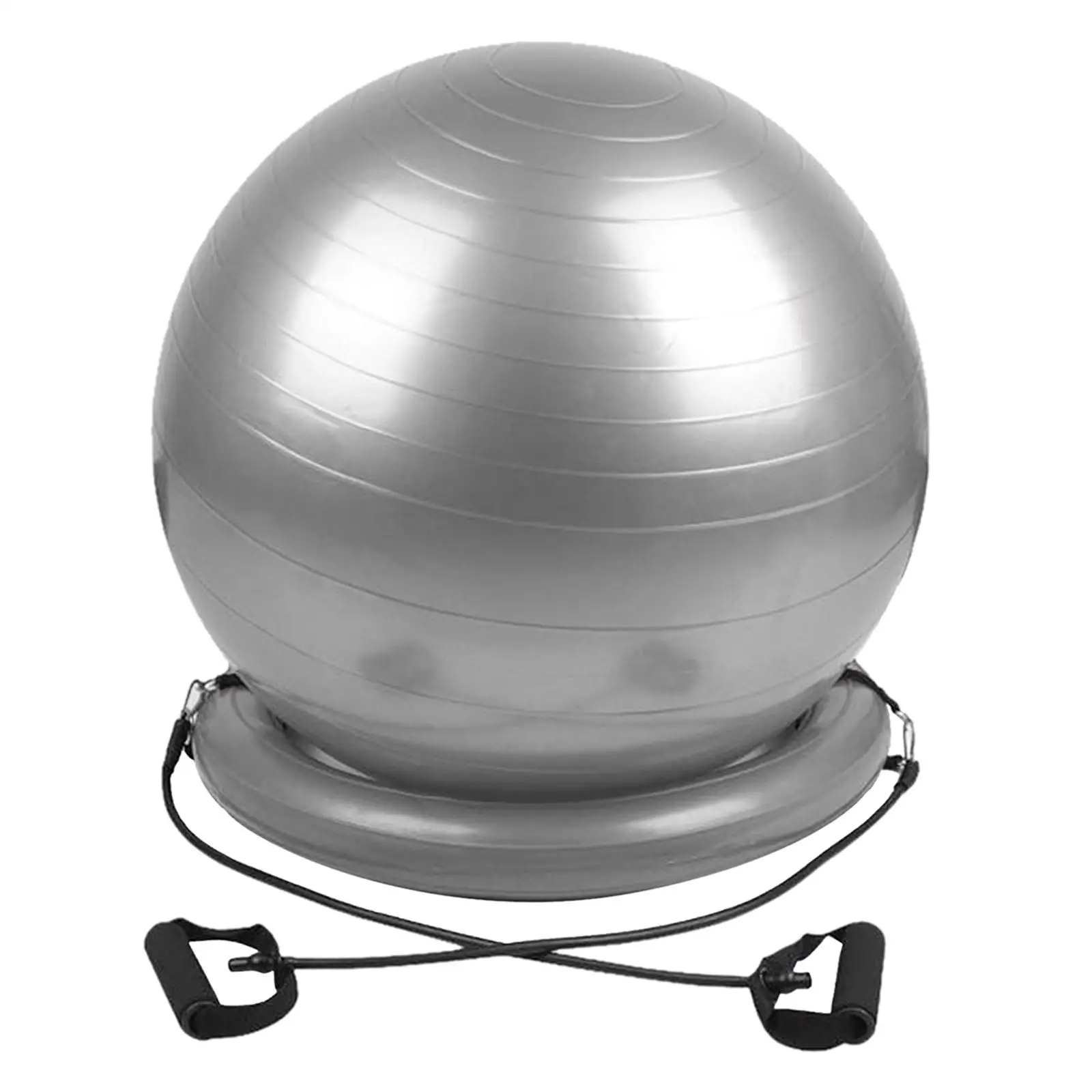 Exercise Ball PVC Anti Burst Balance Pillow Kit 65cm Yoga Ball Stability Equipment for Office Home Fitness