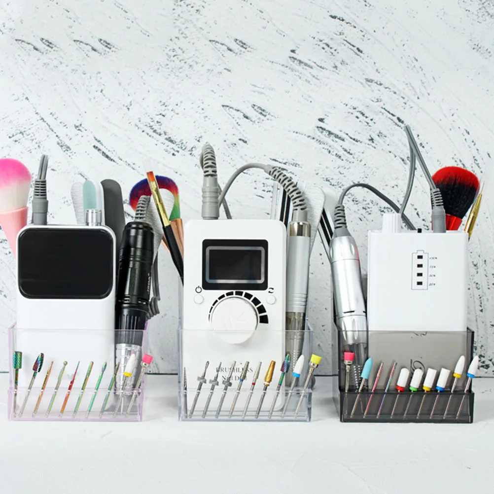 

1Pcs Nail Polisher Organizer Simple Nail Art Grinding Head Storage Rack Salon Tool Holder Manicure Display Stand