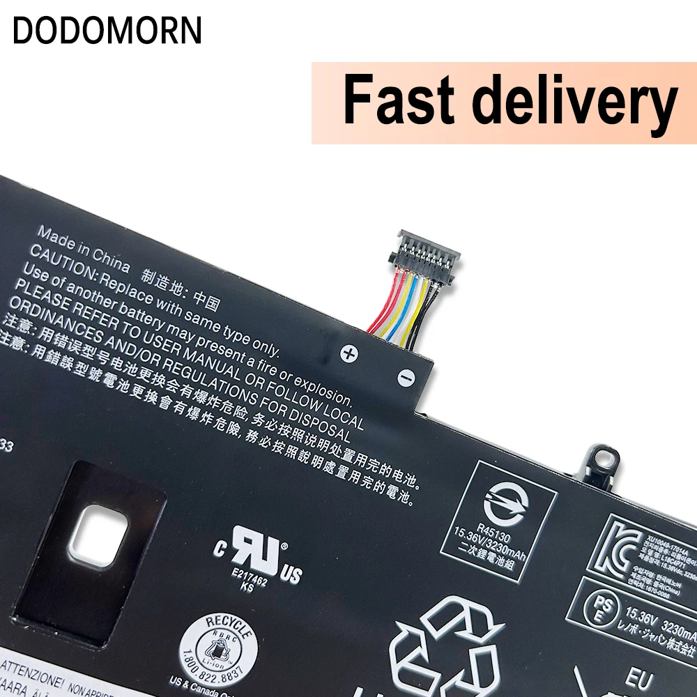 Imagem -06 - Dodomorn L18c4p71 Bateria do Portátil para Lenovo Thinkpad x1 Yoga 4ª Geração x1 Yoga2023 Gen Sb10k97644 L18l4p71 L18m4p72 Sb10t83173