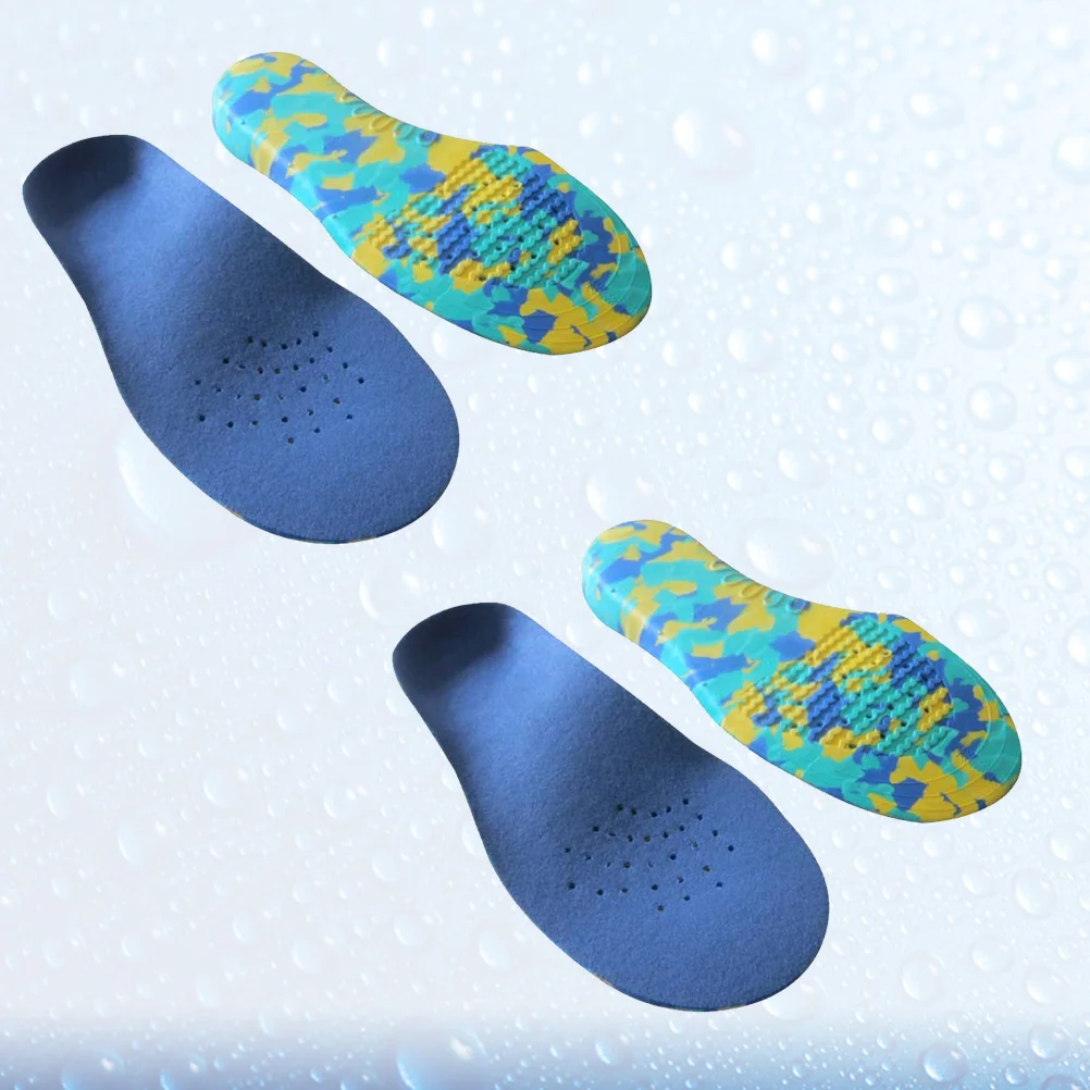 2 أزواج قوس دعم النعال الأطفال تقويم العظام المسطحة وسادة مريحة منصات حجم L العناية بالقدم النعال كعب لتخفيف الآلام #1