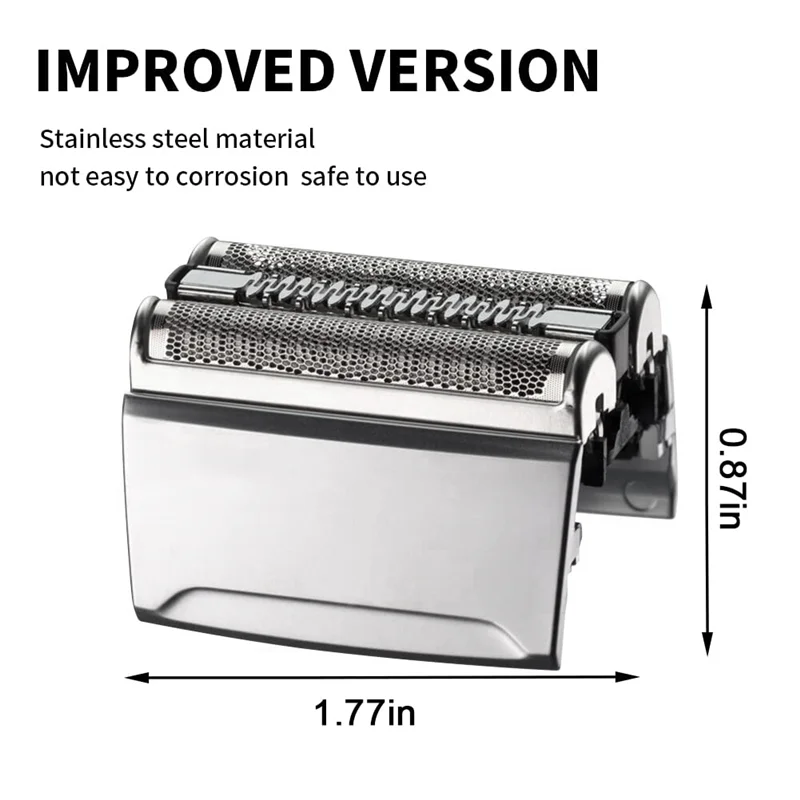 Cabezal de repuesto para afeitadoras eléctricas con cepillo limpio para Braun 52S 5 Series 5020S 5030S 5040S 5050S 5070Cc 5090Cc 5020 Etc.