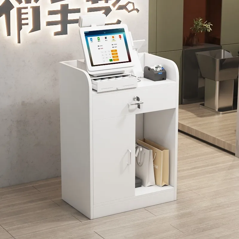 Small cashier clothing store, supermarket restaurant computer counter, custom store, small beauty