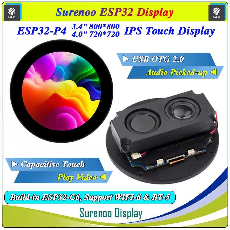 ESP32-P4 3.4" 800*8…